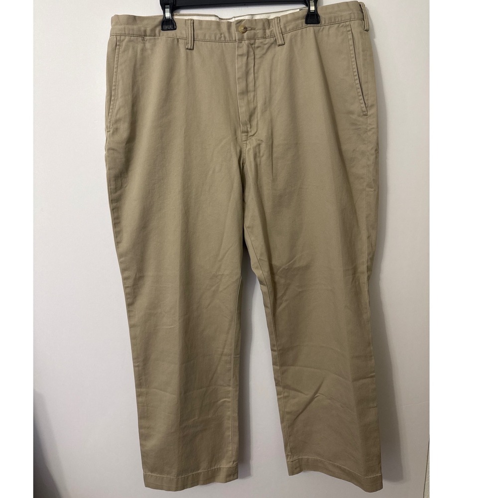 Polo Ralph Lauren Chino Pants Mens 38x30 Tan Classic Fit Cotton Twill